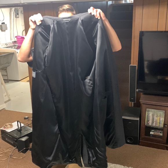 Lord & Taylor Men’s lamb wool pea coat - Picture 2 of 9